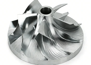 5-axis CNC Machining High Precision Aluminum Impeller Project